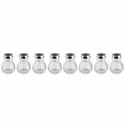 New ✔️ Home Basics Contemporary Low Profile Revolving 8-Jar Spice Rack Set, Black 🧨 -Home Basics Sales d57441370575401b8a9cf714eb9de87e 1080x