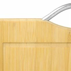 Budget 🥰 Home Basics 10" x 15" Bamboo Cutting Board with Juice Groove and Stainless Steel Handle 😉 -Home Basics Sales da1fb05d1bff45eb877cb5eb4b04c191 1080x