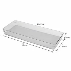 Wholesale ⭐ Home Basics 6" x 15" x 2" Plastic Drawer Organizer with Rubber Liner ✨ -Home Basics Sales dba707f11a57444c9933037c725776ab 1080x