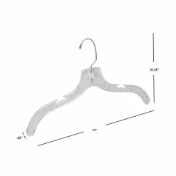 New 🤩 Home Basics Graceful Curve Crystal Plastic Hanger, (Pack of 5), Clear 👍 -Home Basics Sales dc227f6aea994d669c237f41f5163b2a e0caa4f7 f37a 45dc b0eb d92a858dd5fa 1080x