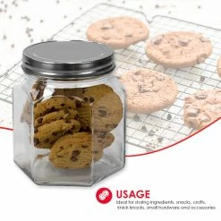 Cheap ⌛ Home Basics 26 oz. Small Hexagon Glass Canister, Clear 🧨 -Home Basics Sales dc65287565ee407fa96f4aee0169301a be84afea 98fd 4a8e 8d09 04195b66c4a3 1080x