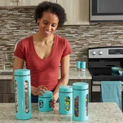 Discount ✨ Home Basics 4 Piece Essence Collection Stainless Steel Canister Set, Turquoise ❤️ -Home Basics Sales de4862fc9fb649c1a099946beb757364 9c6e8c29 7414 4d6b abf7 4847bd3a5879 1080x
