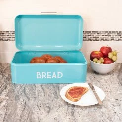 Best Pirce ❤️ Home Basics Metal Bread Box, Turquiose ⌛ 11 Best Pirce ❤️ Home Basics Metal Bread Box, Turquiose ⌛ -Home Basics Sales df8f539e7fc24313a1c58640e6077665 1080x