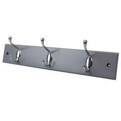New 😍 Home Basics 3 Double Hook Wall Mounted Hanging Rack, Grey 🔔 -Home Basics Sales e0c182db677c49ad94b5a0766abe01bf 1080x