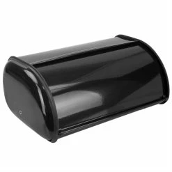 Promo 🤩 Home Basics Roll Up Lid Steel Bread Box, Black 😉 -Home Basics Sales e15c3b03b4dd4764b284a7714882650c 1080x