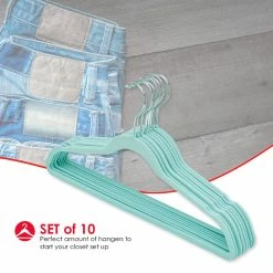 Best Sale ✔️ Home Basics Velvet Hanger, (Pack of 10), Mint 😉 -Home Basics Sales e19e8ba7da894aa0b034aa8d6731c60c 40d92baa eec4 4a24 9a4e d69f921b628c 1080x