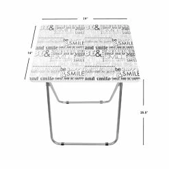 Best deal 🤩 Home Basics Happy Multi-Purpose Foldable Table, Black/White 🔥 -Home Basics Sales e21e673276f34f00912df00bc2994b80 6f45972c 61dc 4ea5 9937 3255c6b6170c 1080x