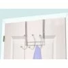 Best reviews of 🎁 Home Basics Chrome Plated Steel Over the Door 3-Hook Hanging Rack 🌟