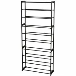 Best Sale 👏 Home Basics Easy Assemble Space-Saving 30 Pair 👟 Shoe Tower Multi-Purpose Storage Rack, Black 🛒 -Home Basics Sales e388f837c97e4889a0731dcae7c72683 1080x