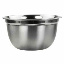 Best reviews of 💯 Home Basics 3QT. Stainless Steel Beveled Anti-Skid Mixing Bowl, Silver 🤩