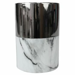 Brand new 🥰 Home Basics Athena Marble Utensil Crock, Silver ⭐ -Home Basics Sales e856d5e6c02544c9814b8c593aaf35c7 1080x
