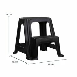 Top 10 👏 Home Basics 2 Step Plastic Stool with Non-Slip Step Treads, Black 💯 -Home Basics Sales e91c7530eb9c4768b96e5ac31a85a370 1080x