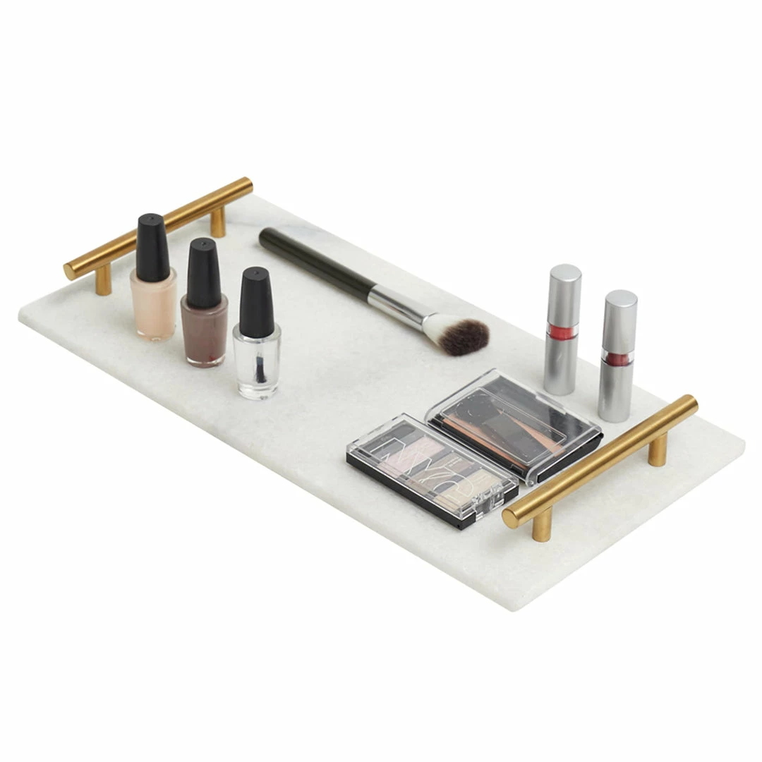 Best Pirce 💯 Home Basics Marble Serving Tray, White 💯 3 Best Pirce 💯 Home Basics Marble Serving Tray, White 💯