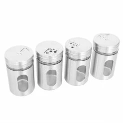 Best Pirce ⌛ Home Basics 4 oz. Stainless Steel Shaker with Glass Window, Silver 😍 -Home Basics Sales e9f7f98e709d4724a85ad9cce284d1be 1080x