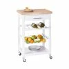 Promo 🎉 Home Basics 4 Tier Kitchen Trolley with Wood Top, White ⭐ -Home Basics Sales ecdc45a6ea1a4021b634acc9a91ac07a 2a02b45a b59b 4cd9 a6d4 896182a0ce54 1080x