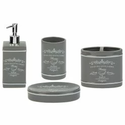 Top 10 ๐งจ Home Basics 4 Piece Paris Bath Accessory Set ๐