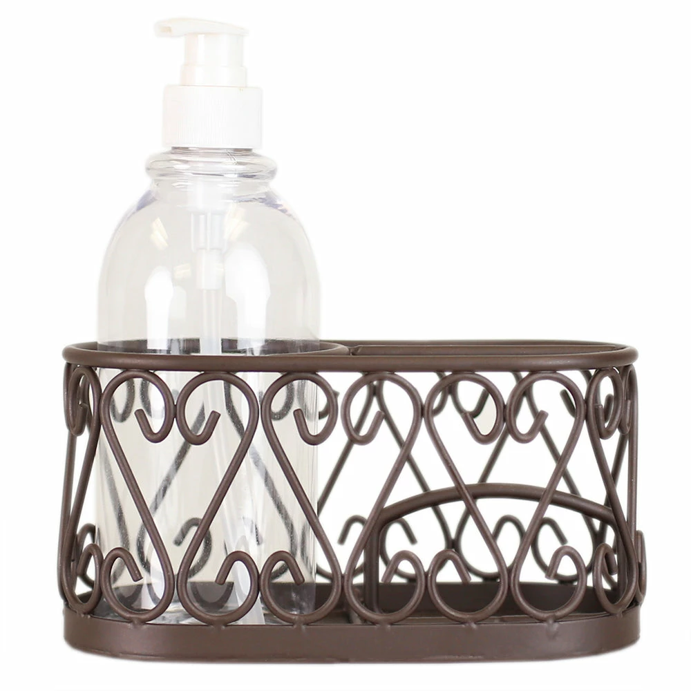 Budget ๐งจ Home Basics Scroll Collection Soap Dispenser with Caddy, Bronze ๐ 5 Budget ๐งจ Home Basics Scroll Collection Soap Dispenser with Caddy, Bronze ๐ - Image 3