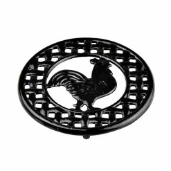 Wholesale ✔️ Home Basics Cast Iron Rooster Trivet 🧨