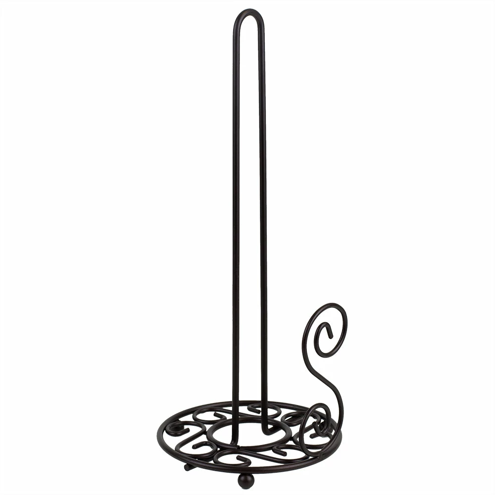 Coupon 😀 Home Basics Scroll Collection Steel Paper Towel Holder, Bronze 😀 4 Coupon 😀 Home Basics Scroll Collection Steel Paper Towel Holder, Bronze 😀 - Image 2