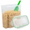 Best Sale ⌛ Home Basics 4-Sided Locking Plastic Cereal Storage Container with Spoon, Seafoam Green ✨ -Home Basics Sales f7d368c267db45759859056205e9fc37 1080x