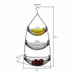 Brand new 🤩 Home Basics 3 Tier Wire Hanging Oval Fruit Basket, Black 🔥 -Home Basics Sales f7d6b10b684445b8913b0a09b6ea8781 be2afc01 2825 4427 892c d975fa0d8598 1080x