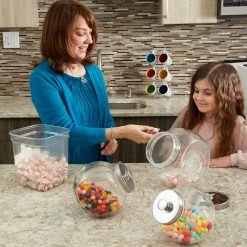 Wholesale 🛒 Home Basics X-Large 131.87 oz. Round Glass 🍬 Candy Storage Jar with Stainless Steel Top, Clear 🔔 -Home Basics Sales fd04c6fa6e2d45c9a9a1f77294049ef5 9ecf7e2d 3042 4eef a8f7 c4b2cd48374e 1080x