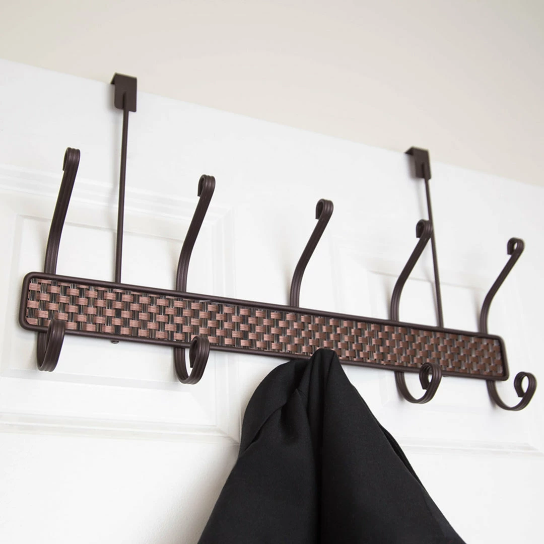 Cheapest ๐ Home Basics Over the Door 5 Hook Hanging Rack, Bronze ๐ 5 Cheapest ๐ Home Basics Over the Door 5 Hook Hanging Rack, Bronze ๐ - Image 3