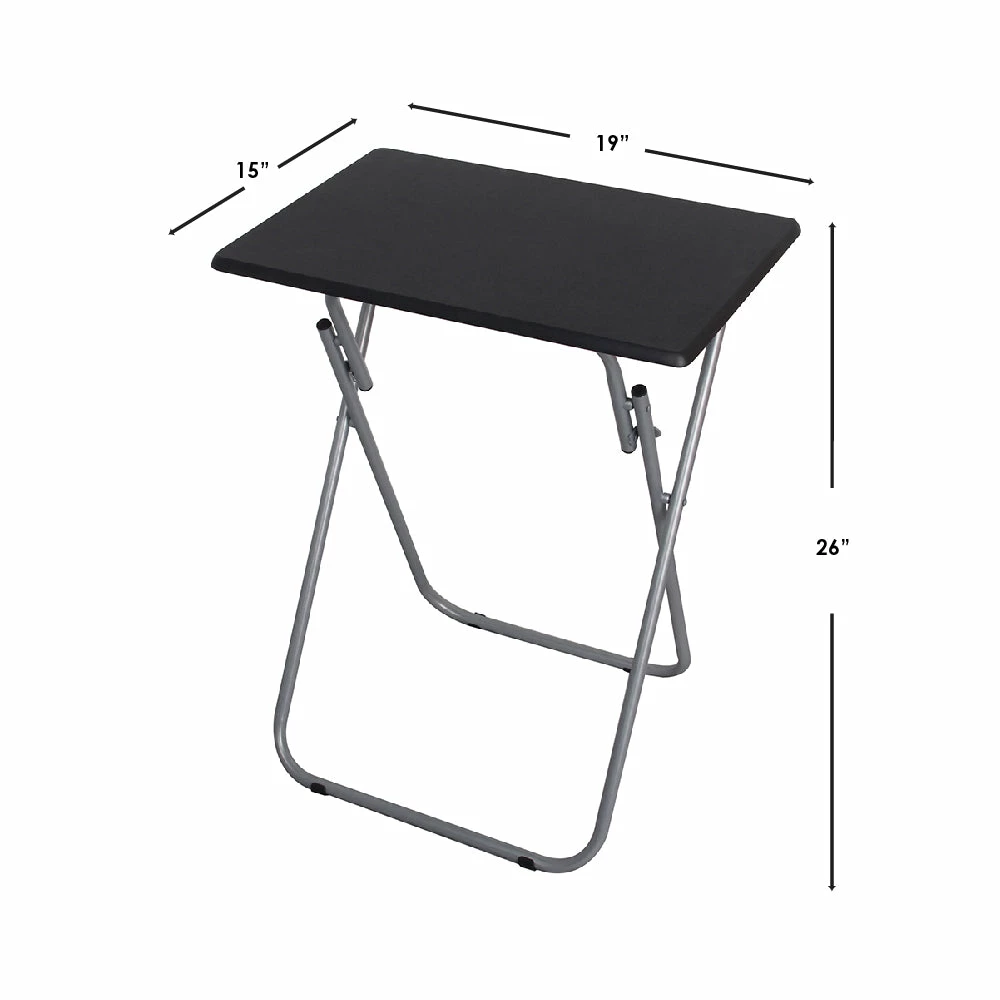 Deals ๐ Home Basics Multi-Purpose Foldable Table, Black ๐งจ 5 Deals ๐ Home Basics Multi-Purpose Foldable Table, Black ๐งจ - Image 3