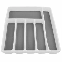 Top 10 🔥 Home Basics Large Cutlery Tray with Rubber Lined Compartments, White 🥰 -Home Basics Sales ffb6dab2dc1d470395967ffc6457635b b41bfb6e 65ab 40b0 b60e cfb53448179b 1080x